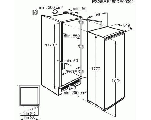 Встраиваемый холодильник Electrolux LRB 3DE 18S