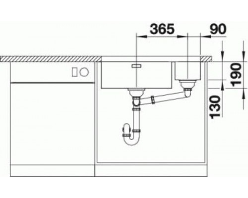 Кухонная Мойка Blanco Andano 500/180-U (522989)