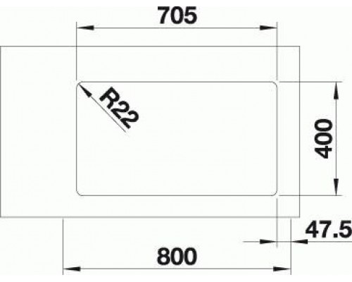 Кухонная Мойка Blanco Andano 500/180-U (522989)