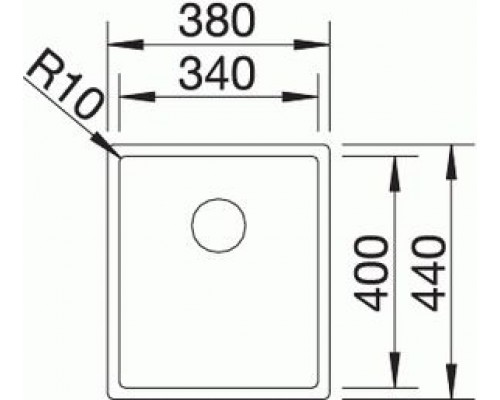 Кухонная Мойка Blanco Claron 340-IF Durinox (523388)