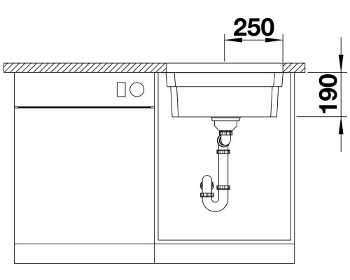 Кухонная Мойка Blanco Etagon 500-U (521841)