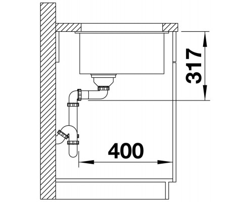 Кухонная Мойка Blanco Etagon 500-U серый беж (522234)