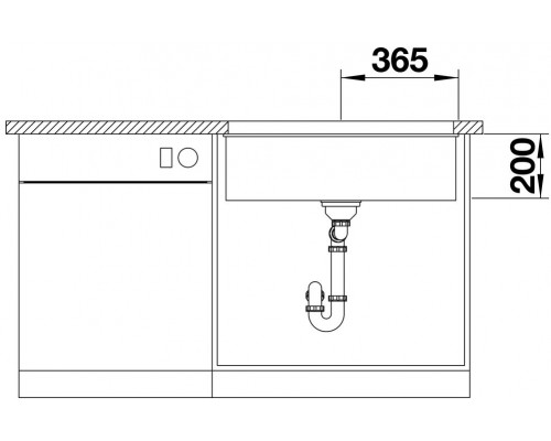 Кухонная Мойка Blanco Etagon 700 U -  черный (525891)