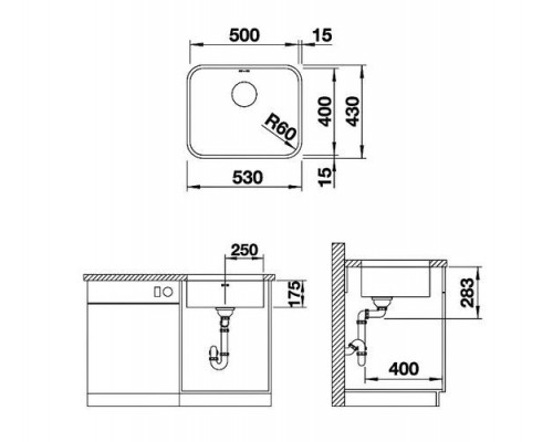 Кухонная Мойка Blanco Supra 500-U (518205)