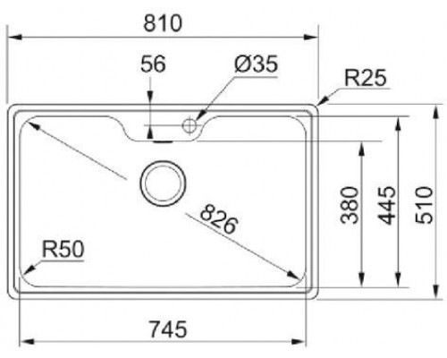 Кухонная мойка Franke BCX 610-81 TL стоп вент. (101.0689.879)