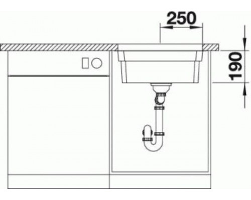 Кухонная Мойка Blanco Etagon 500-U мягкий белый (527075)