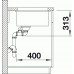 Мойка Blanco Subline 340/160-U RH серый беж  (523565)