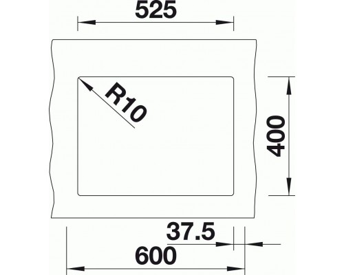 Мойка Blanco Subline 340/160-U RH серый беж  (523565)