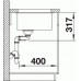 Мойка Blanco Subline 430/270-U темная скала (523152)