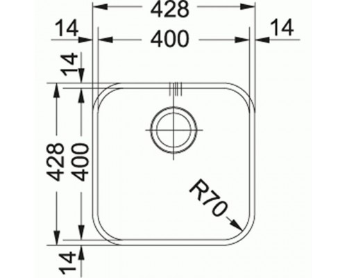 Кухонная Мойка Franke SVX 110-40 3,5" стоп (122.0039.092)