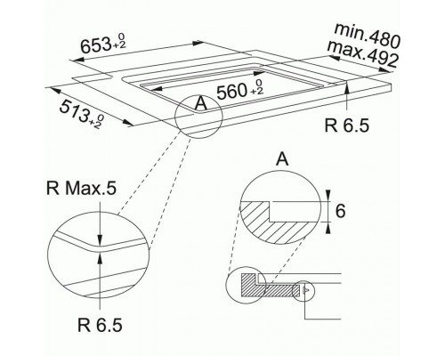 Встраиваемая индукционная варочная панель Franke FSM 654 I B BK