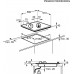 Встраиваемая газовая варочная поверхность Electrolux KGG 6407 K