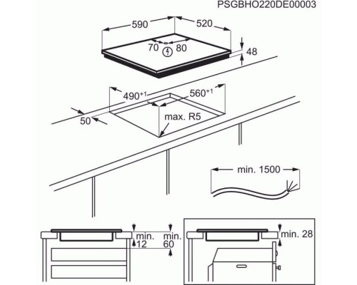 Встраиваемая электрическая варочная поверхность Electrolux LIB 60420 CK