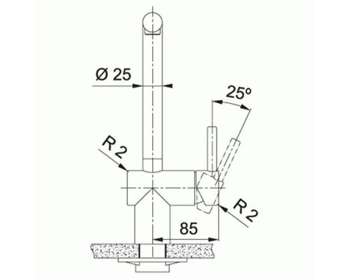 Кухонный Смеситель Franke Atlas Neo сталь PVD, золото (115.0681.241)