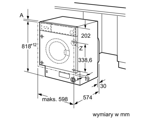 Встраиваемая стиральная машина Bosch WIW 28542 EU