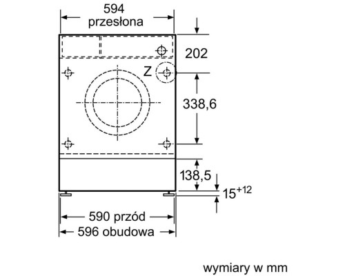 Встраиваемая стиральная машина Bosch WIW 28542 EU